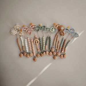 Pacifiers + Clips + Holders