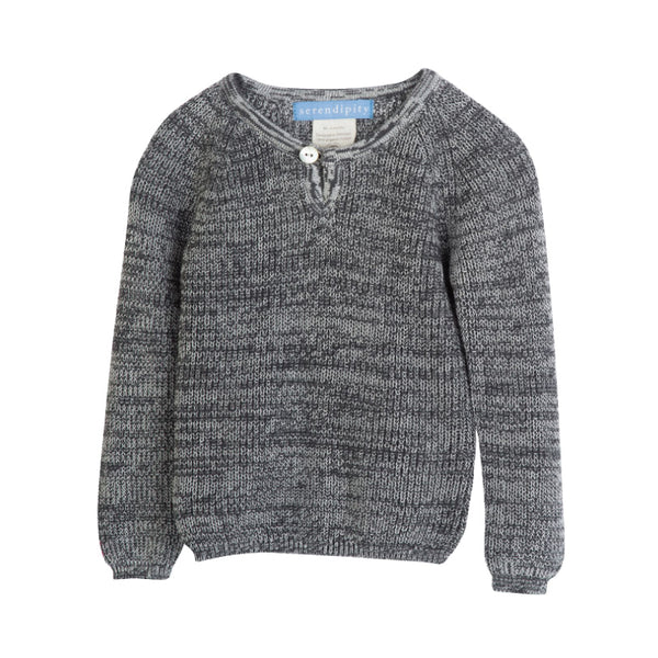 Organic Knit Sweater | Grey