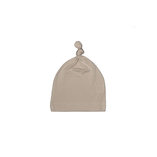 Knotted Baby Hat | Stone
